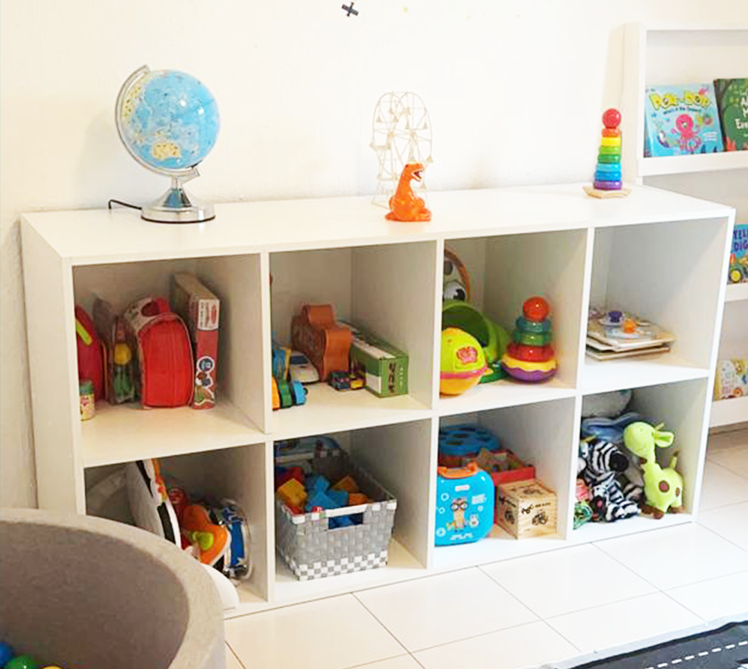 2 x 4 Montessori Shelf- 1.5m Wide