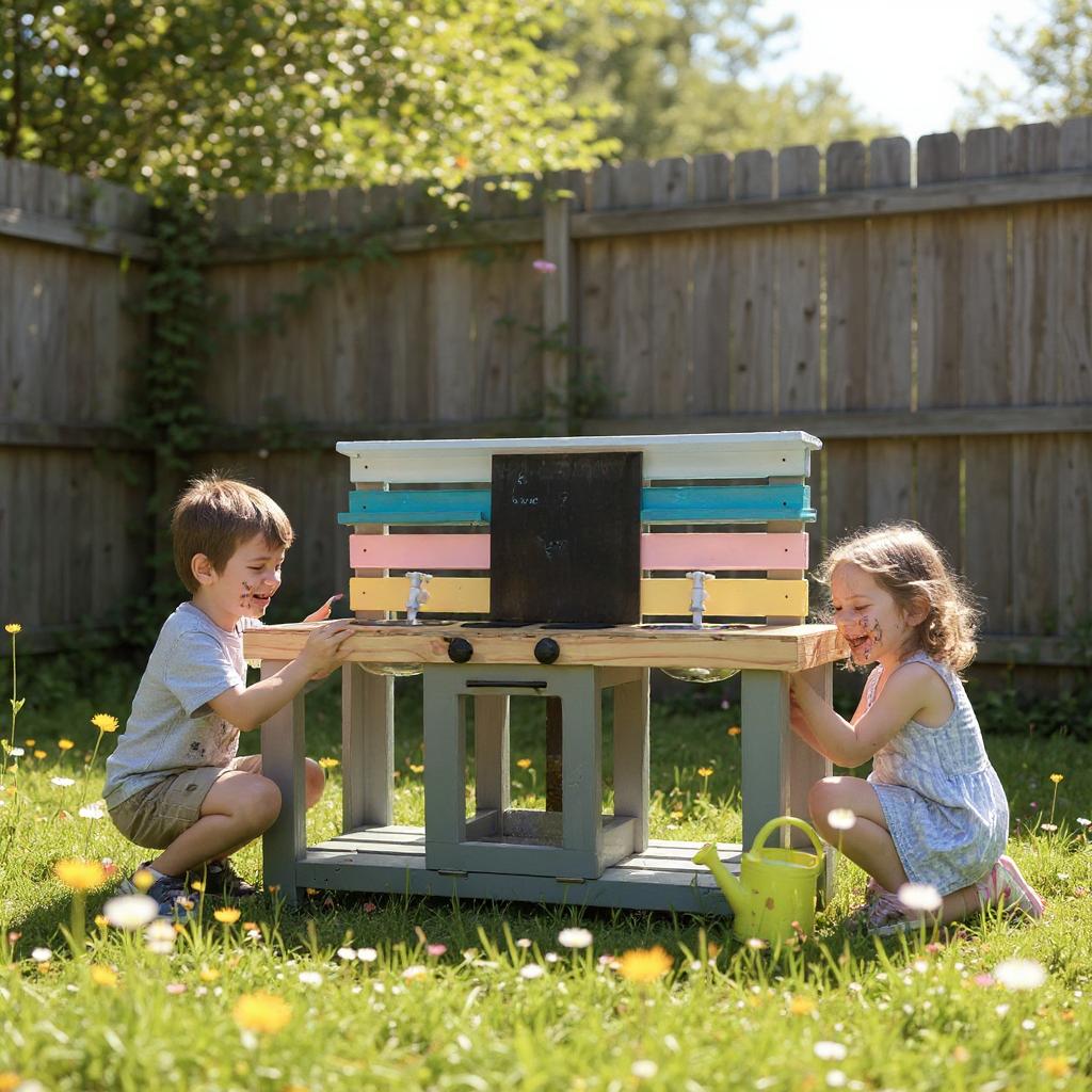 Mud Kitchen Rainbow