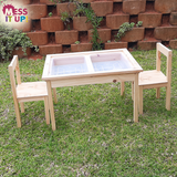 Sensory Table with Lid with chairs - Mess It Up Kids
