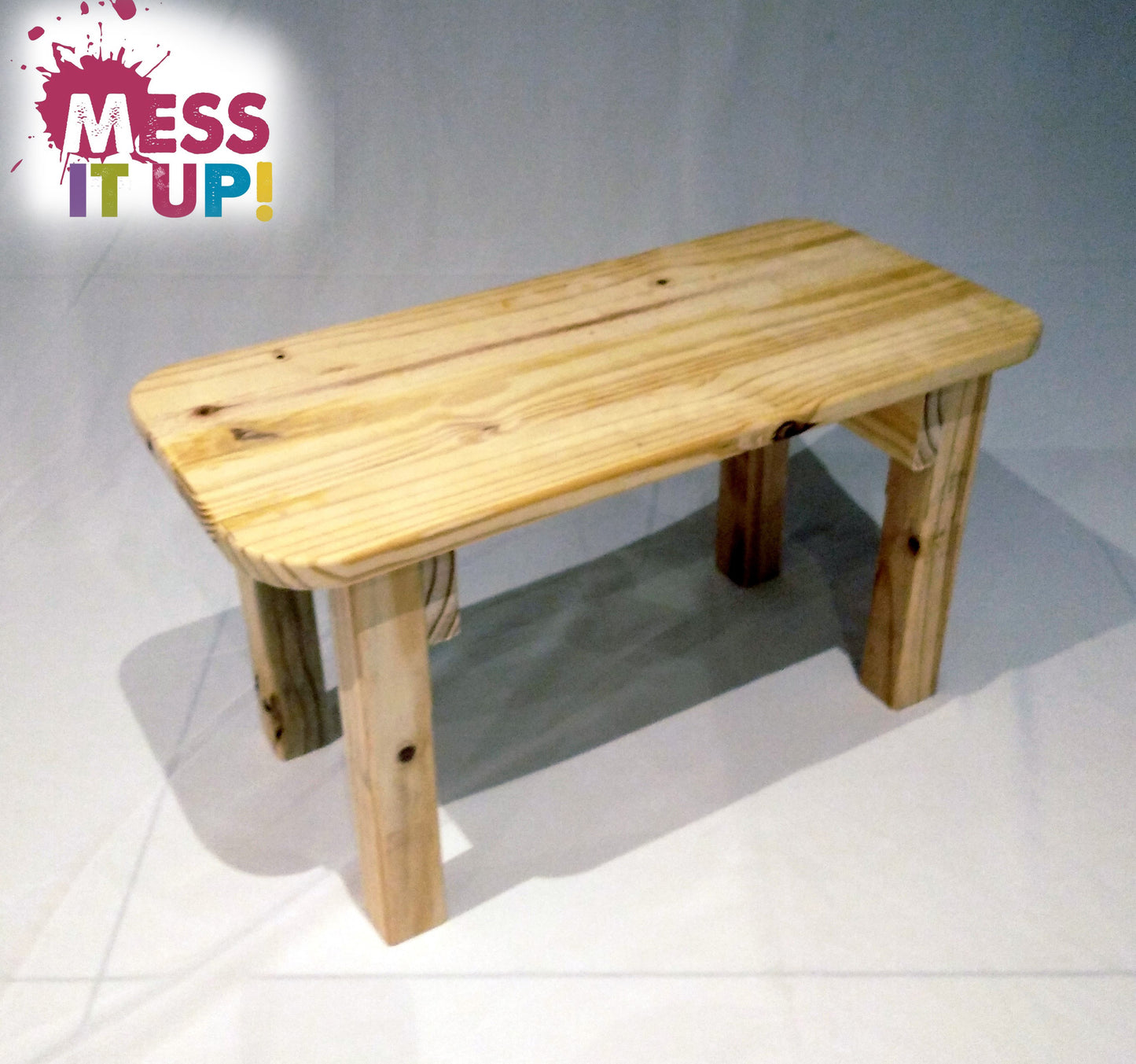 Wooden Bench - Mess It Up Kids