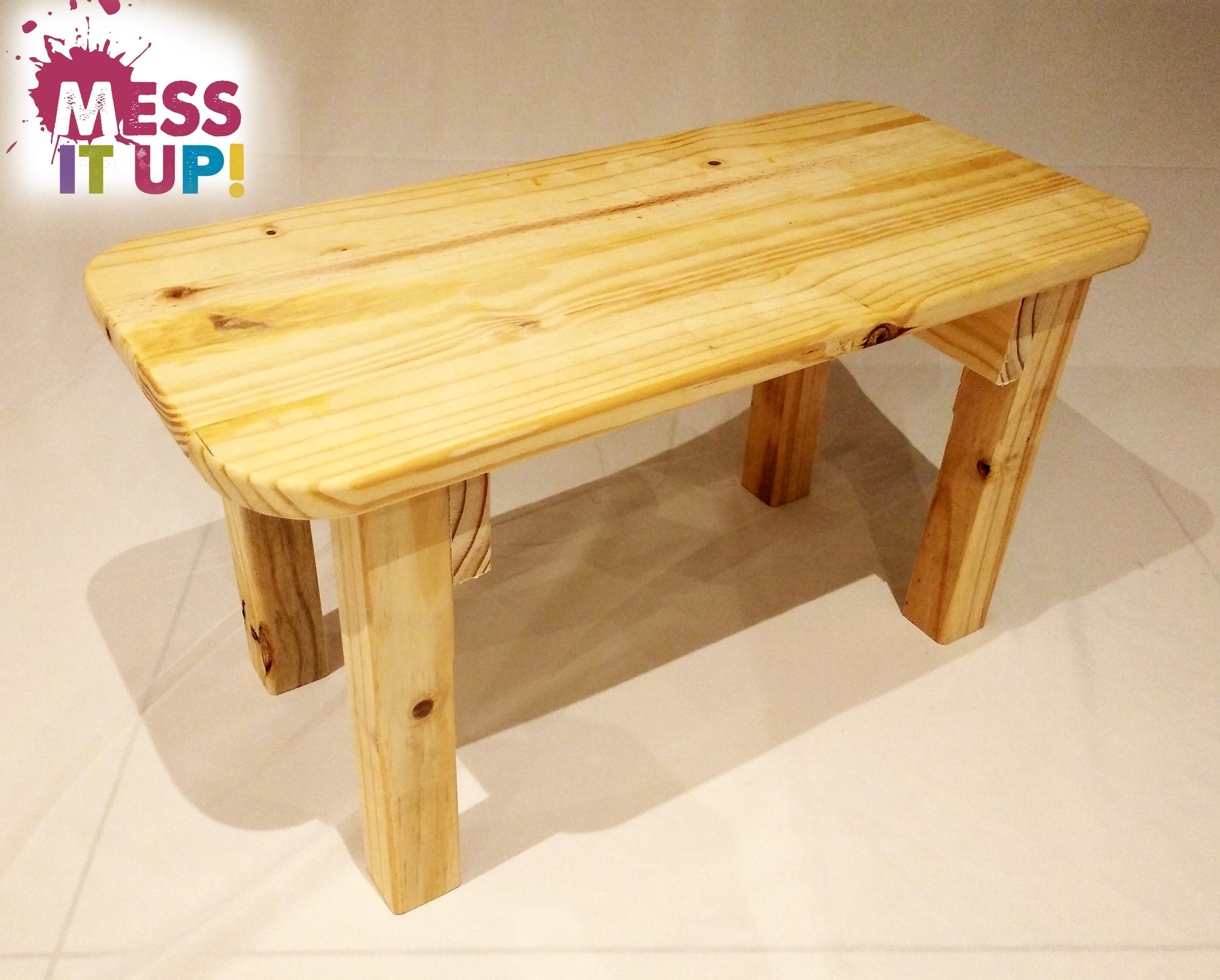 Wooden Bench - Mess It Up Kids