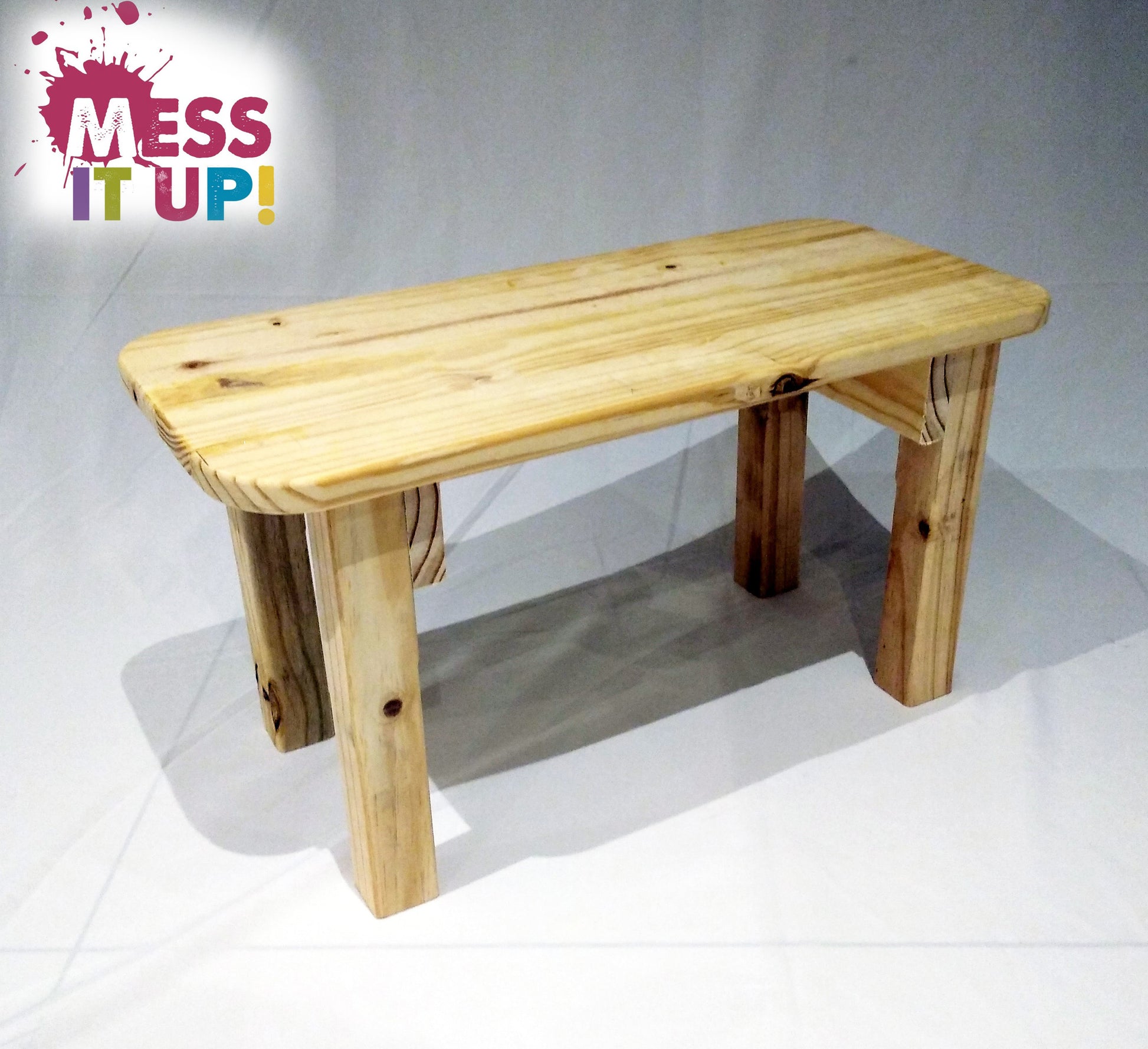 Wooden Bench - Mess It Up Kids