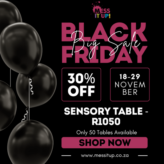 Black Friday - Sensory Table with Lid