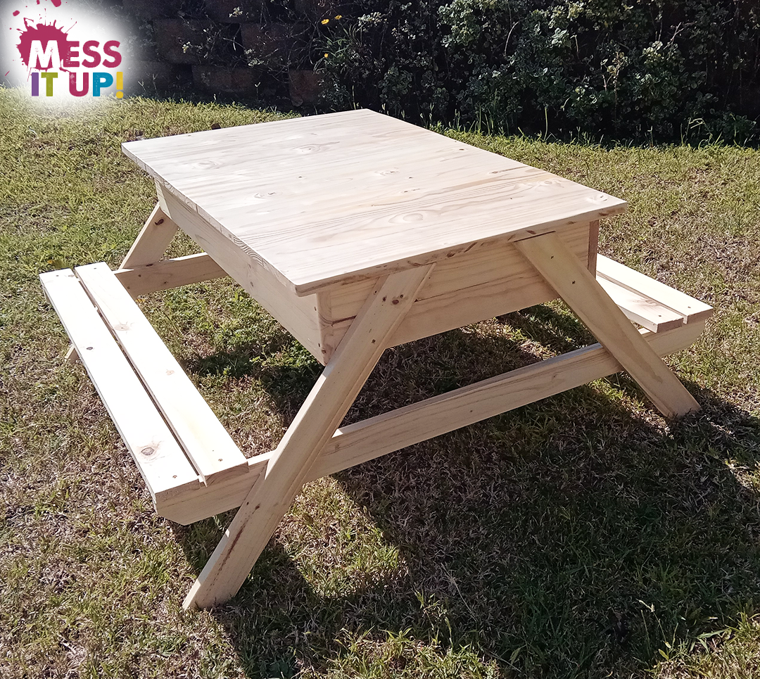 Sandbox Picnic Table - Mess It Up Kids