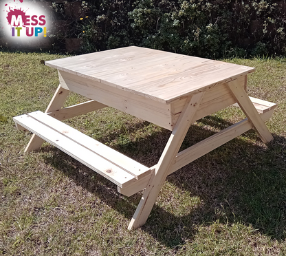 Sandbox Picnic Table - Mess It Up Kids