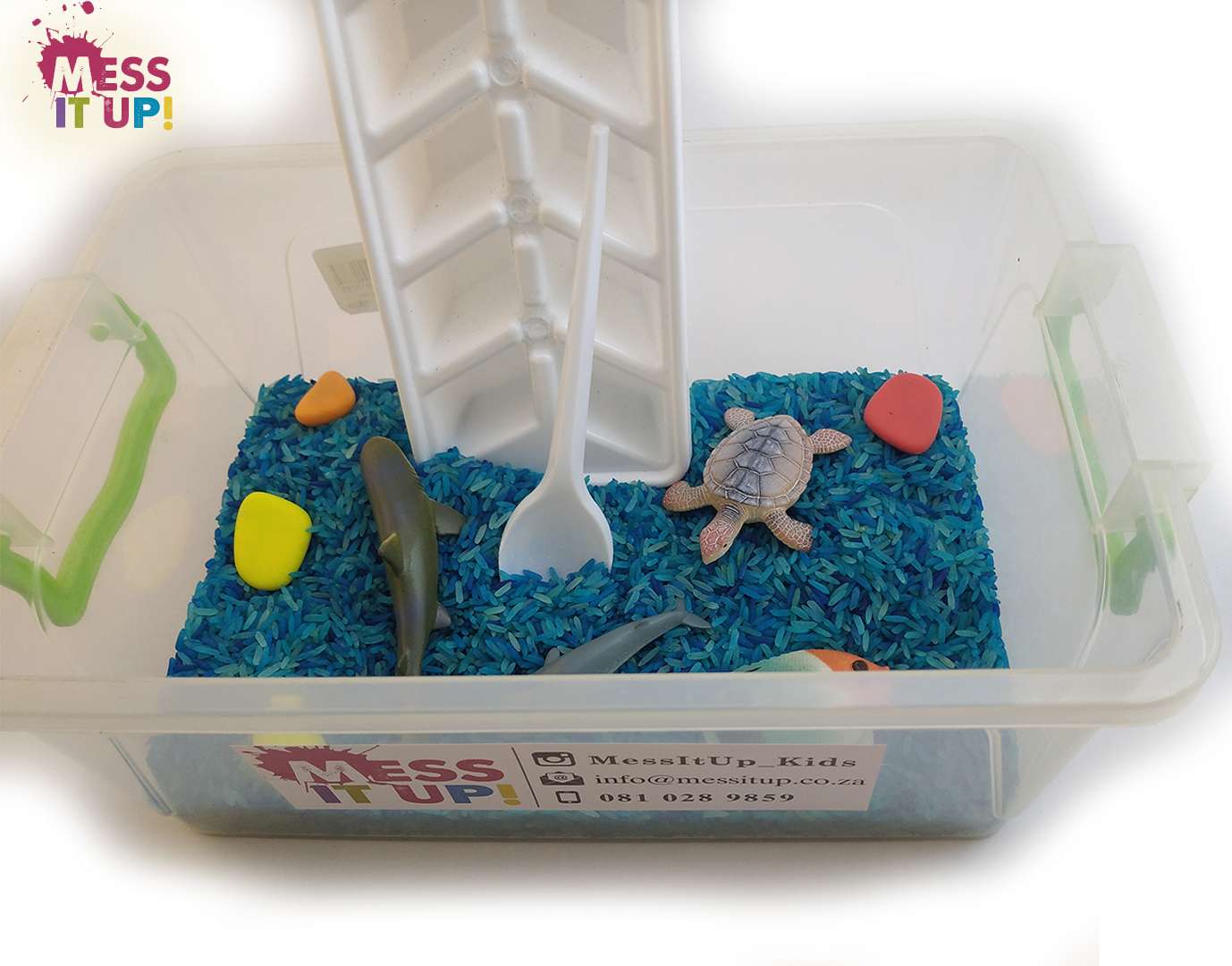 Ocean Rice Sensory Kit - Mess It Up Kids