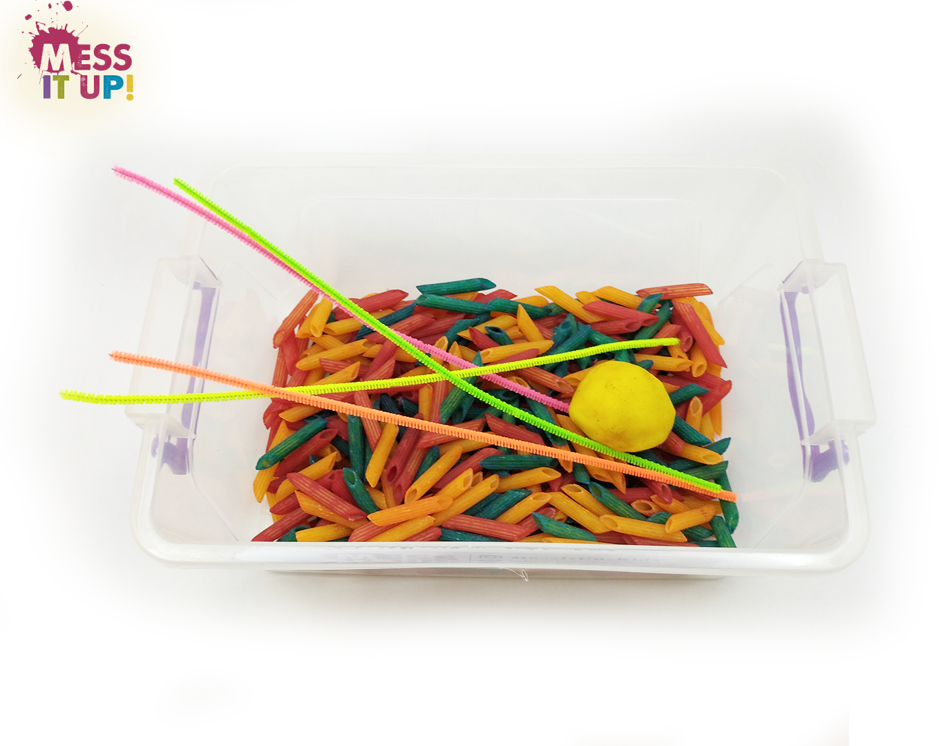 Rainbow Pasta Threading Kit β Mess It Up Kids