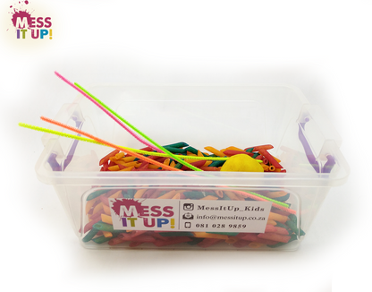 Rainbow Pasta Threading Kit - Mess It Up Kids