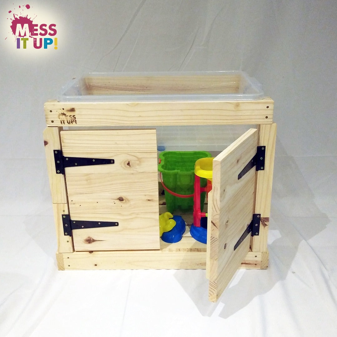 Water & Sand Table with Storage - Mess It Up Kids