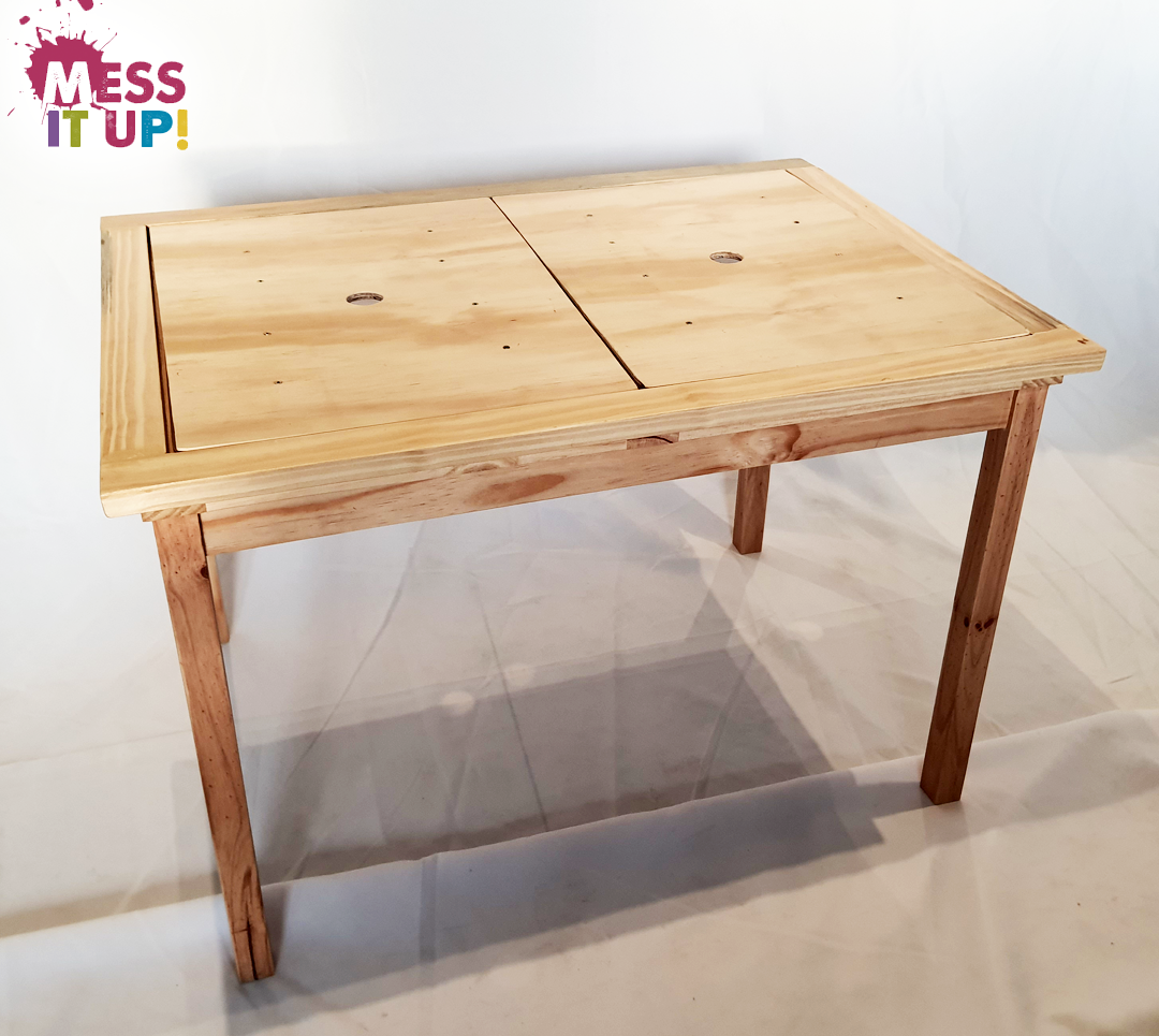 Sensory Table with Lid with chairs - Mess It Up Kids