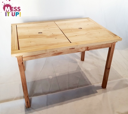 Sensory Table with Lid with chairs - Mess It Up Kids