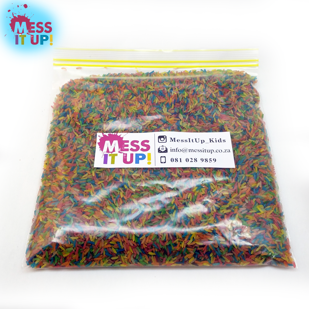 Rainbow Rice - Filler - Mess It Up Kids